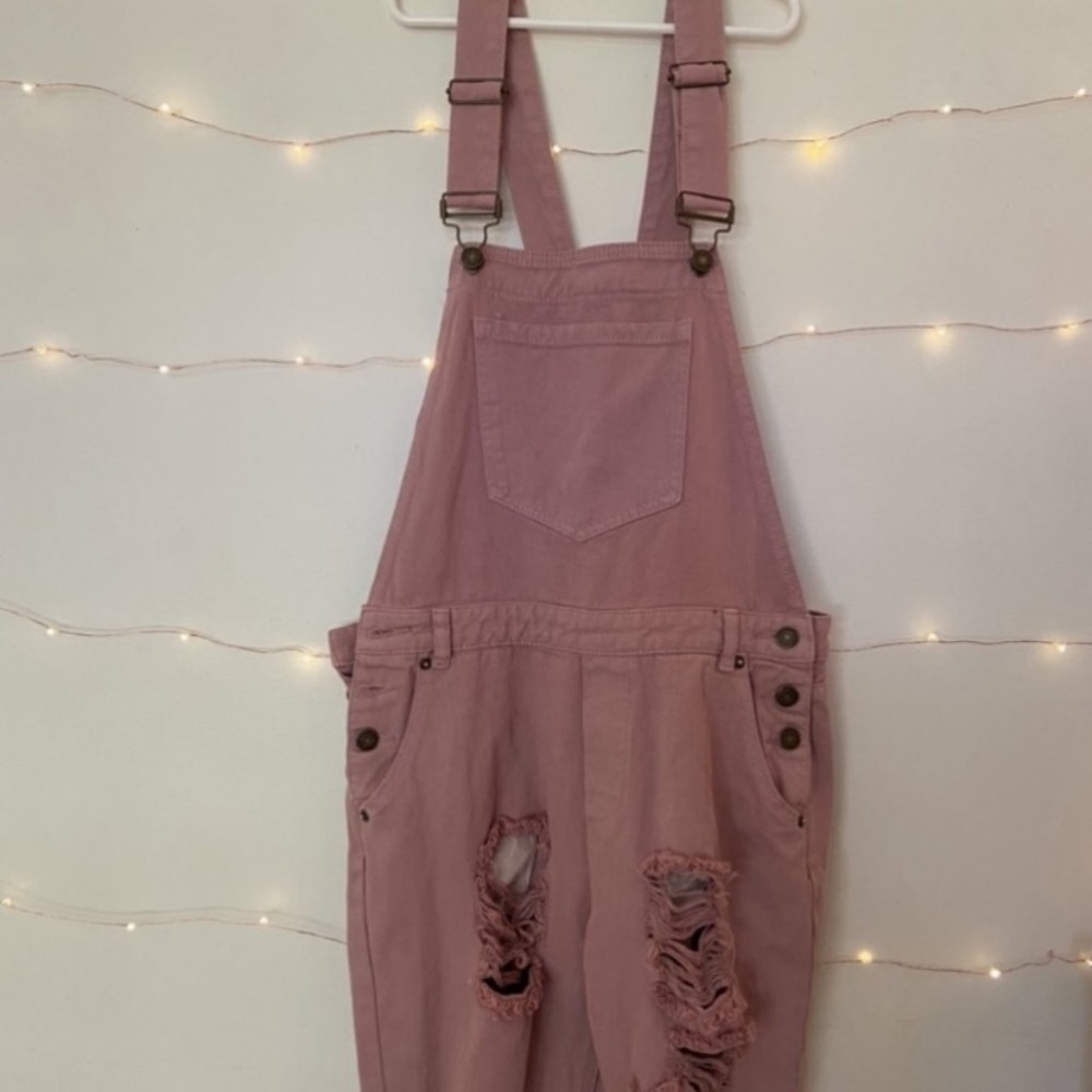 Sadie & Sage Pink Overalls